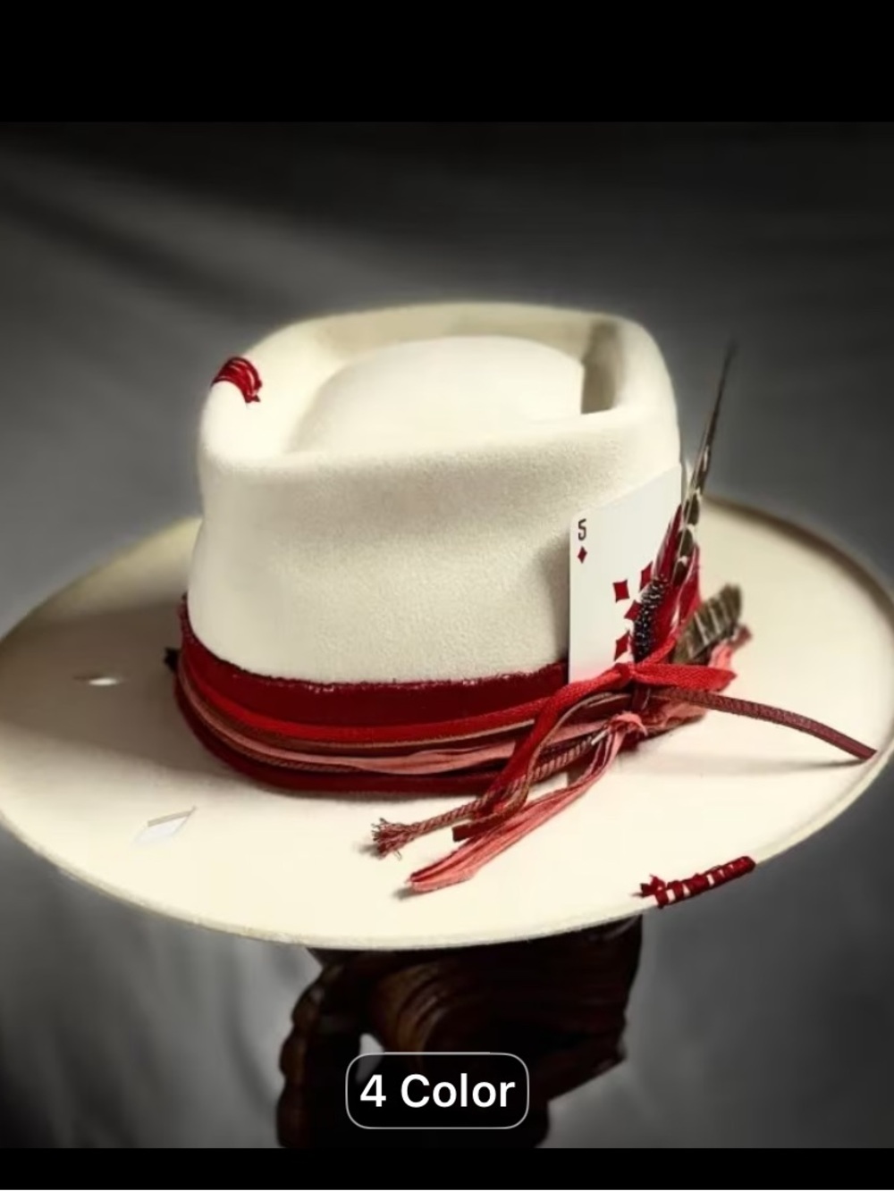 Coming Soon Unisex Wool Flat Brim Jazz Hats, Pleated Wide Brimmed.